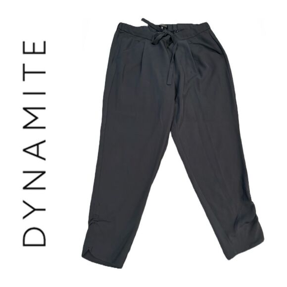 Dynamite Dark Gray Dress Joggers - Size L‎ - Picture 1 of 3